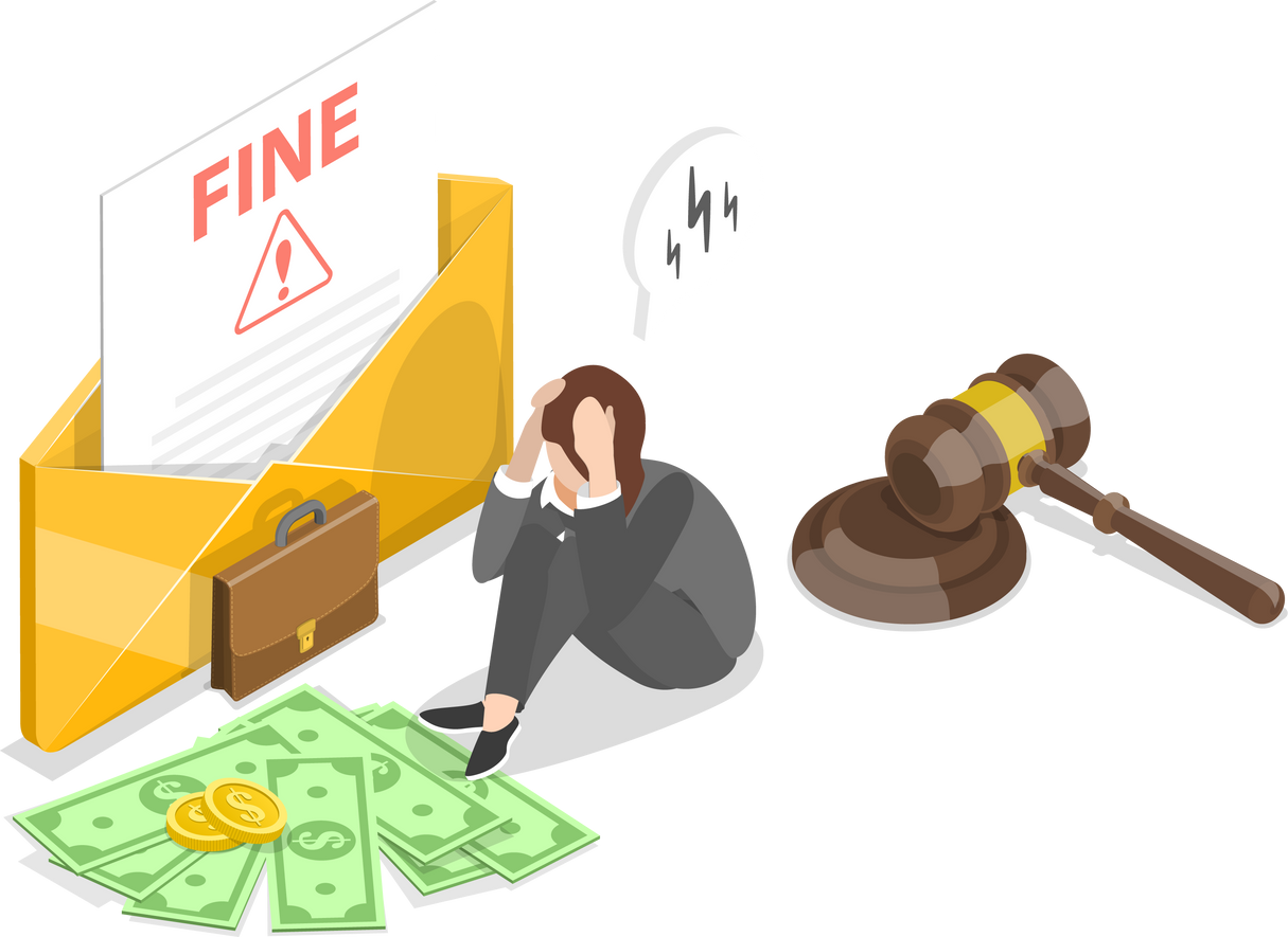 3D Isometric Flat Conceptual Illustration of Fine